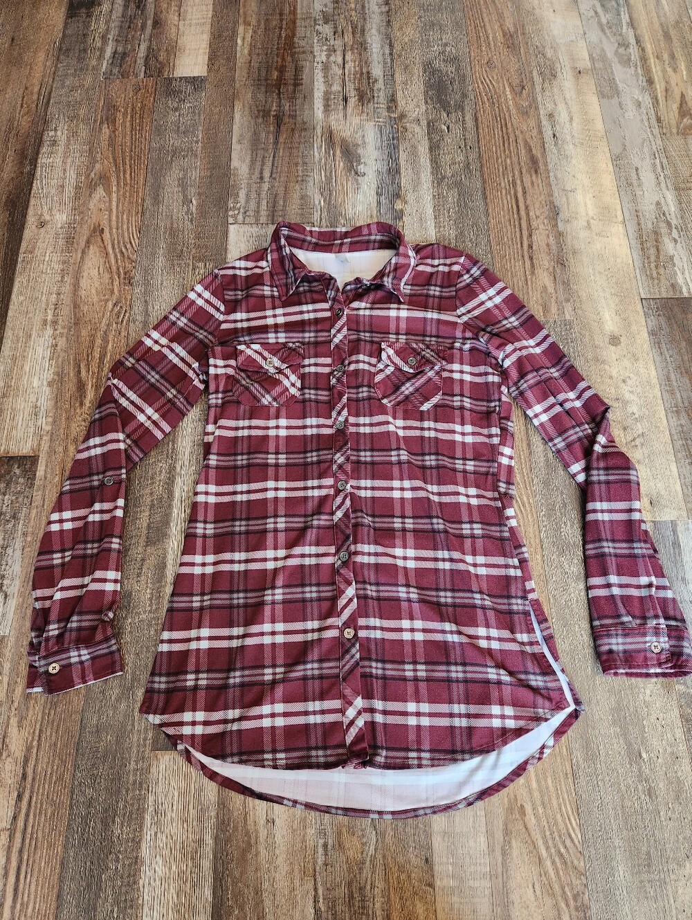 Vanity Buttery Soft Plaid Button Down